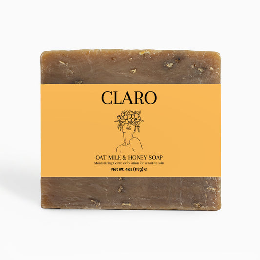 Claro Oat Milk Honey Soap