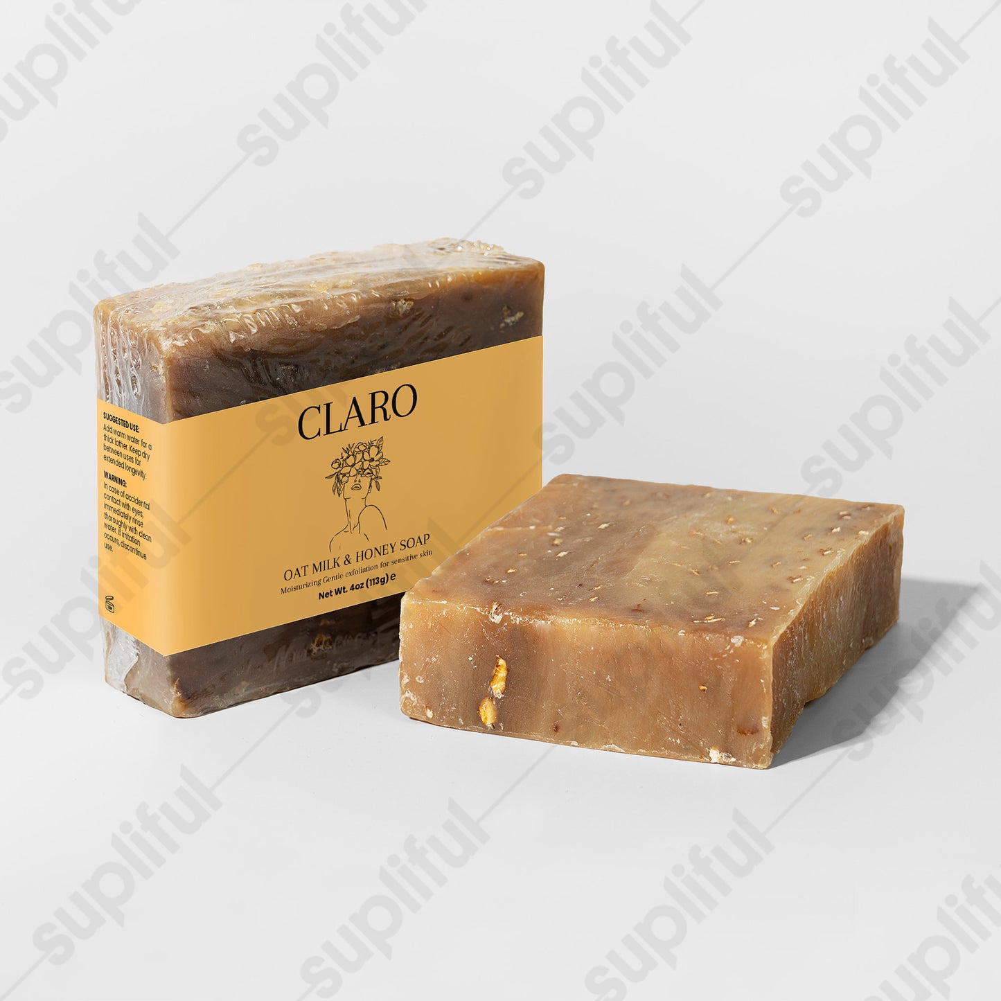 Claro Oat Milk Honey Soap
